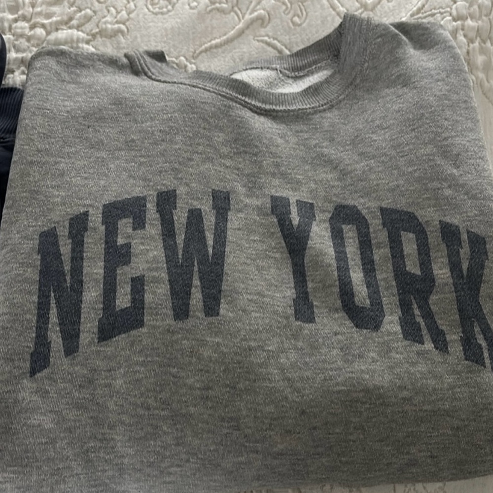 grey new york brandy melville crewneck